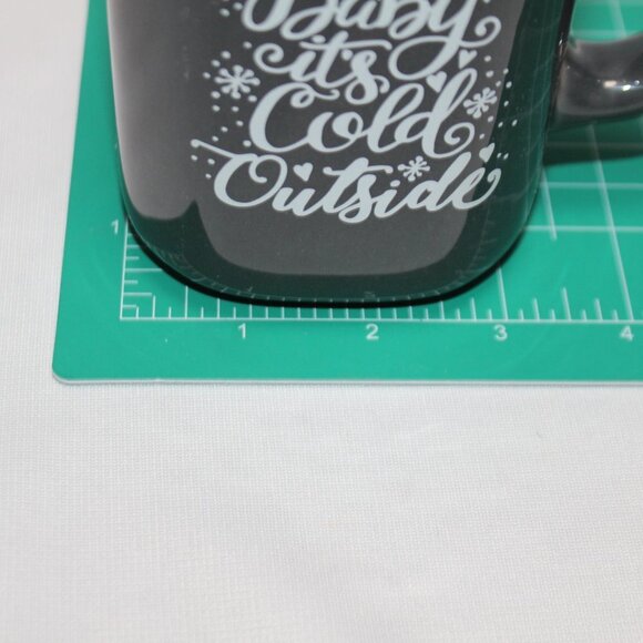 World Market "Baby It's Cold Outside" Grey Mug - Picture 7 of 9